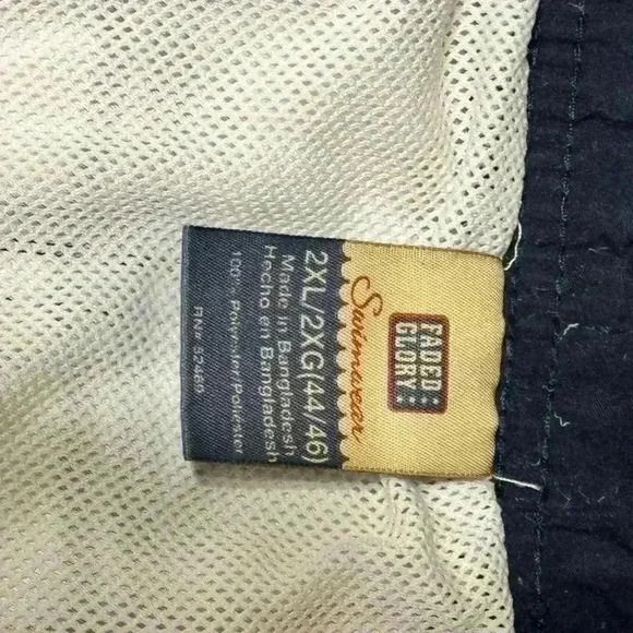 Men’s Faded Glory XXL swim trunks. - Picture 5 of 6